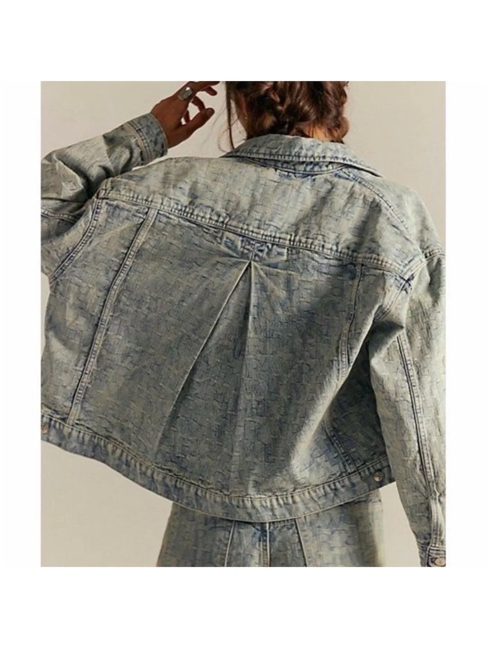 We The Free light acid jacket size XS retail $198 NWT